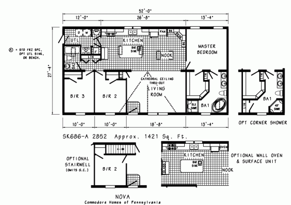 Commodore Astro SK686a Floorplans