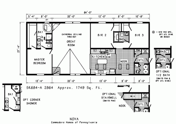 SK684A Floorplan