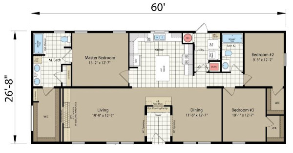 Redman Northwood A26009 Floorplan